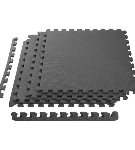 Foam Gym Puzzle Exercise Mat - Interlocking Tiles for Gym Equipment, Workouts - Protective Flooring - EVA Material - Specs: 150 characters