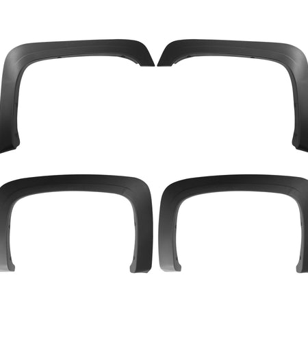 4PCS Wheel Rivet Fender Flares Pocket Style for 07-13 Chevy Silverado 1500 2500HD/3500HD