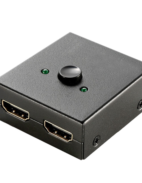 Load image into Gallery viewer, HD IN &amp; HD OUT Bi-directional Switch Adapter 1x2 or 2x1 4K HDTV Splitter Converter Hub Manual Switcher Supports HD 3D 1080P for DVD HDTV Projector Dis
