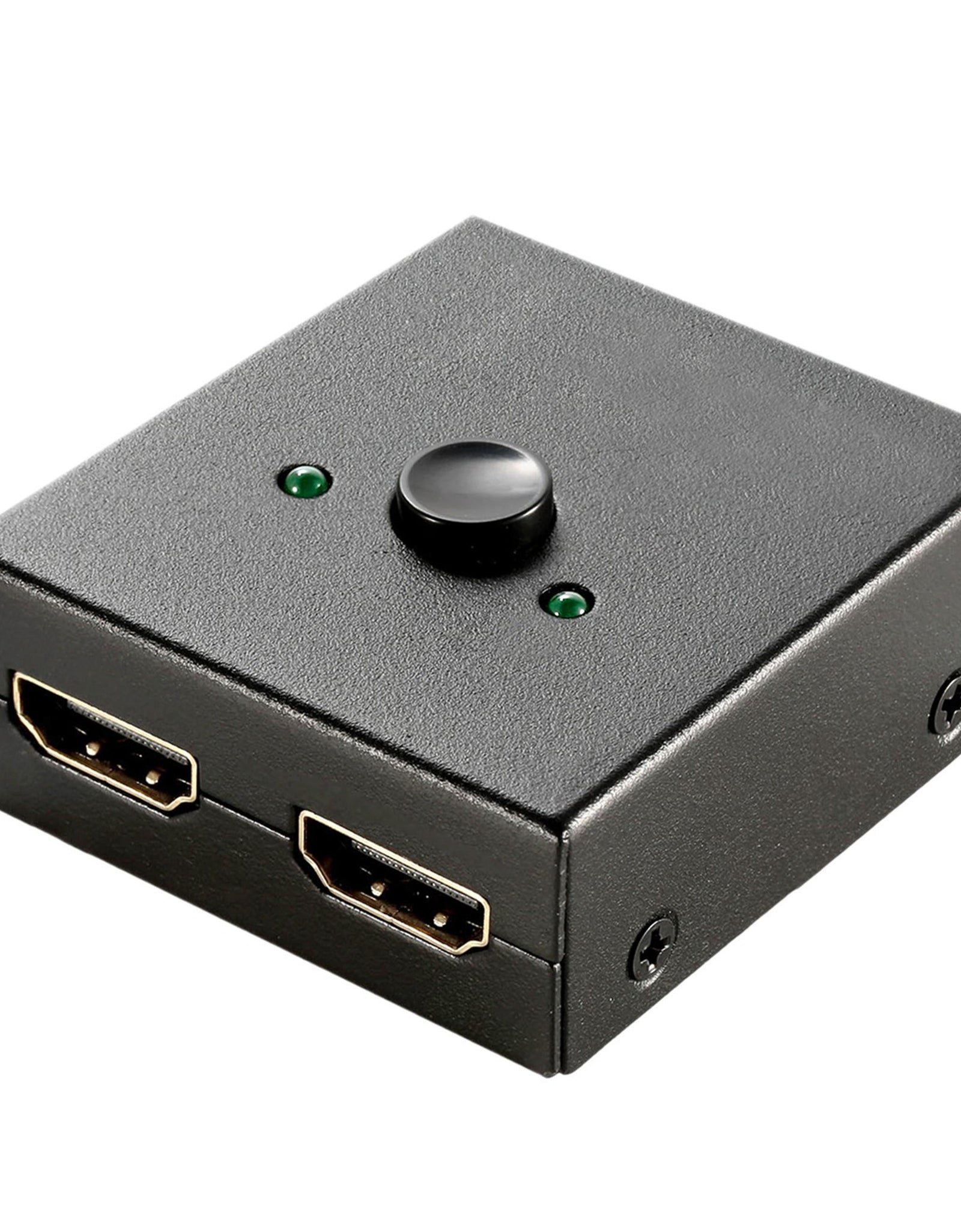 HD IN & HD OUT Bi-directional Switch Adapter 1x2 or 2x1 4K HDTV Splitter Converter Hub Manual Switcher Supports HD 3D 1080P for DVD HDTV Projector Dis