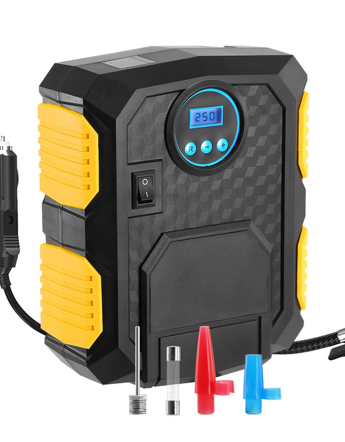 Load image into Gallery viewer, Tire Inflator 12V DC 120W 150PSI Tire Pump w/LCD Electric Air Compressor Pump 25L/Min Large Air Flow
