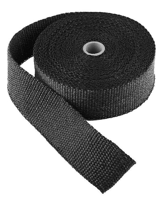 Load image into Gallery viewer, 2" 50FT Exhaust Heat Wrap Fiberglass Manifold Header Pipe Heat Wrap w/12 x Locking Ties
