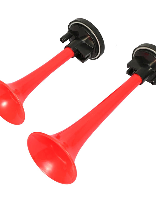 Load image into Gallery viewer, Air Horn Dual Trumpet 12V 115DB Loud Boat Motorcycle Truck Air Horn Compressor Kit
