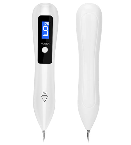 Portable Skin Tag Repair Kit: USB Charged, LCD Level Adjustable, 6 Needles for Home Use.