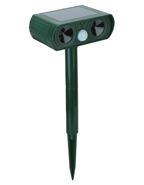 Load image into Gallery viewer, Ultrasonic Animal Repeller Solar Powered Motion Sensor Repellent IPX4 Waterproof Outdoor For Farm Garden Yard Repelling Deer Raccoon Cat Dog Rabbit Sq
