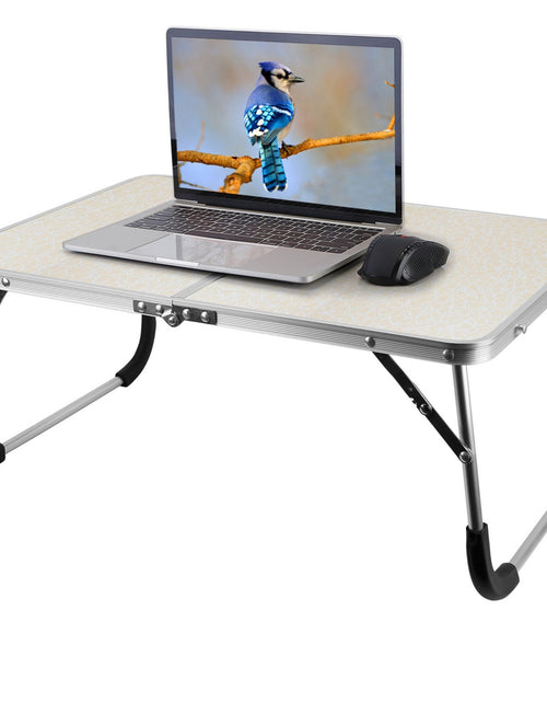 Load image into Gallery viewer, Foldable Laptop Table Notebook Bed Desk Lap Tray - For Sofa, Couch, Floor, Dorm - Breakfast, Reading, Writing - Specs:  Portable &amp; Adjustable
