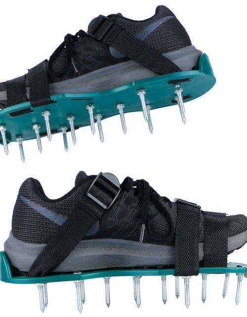 Load image into Gallery viewer, 1Pair Lawn Aerator Shoes Grass Aerating Spike Sandal Heavy Duty Aerator Shoes w/ Adjustable Straps for Lawn Garden

