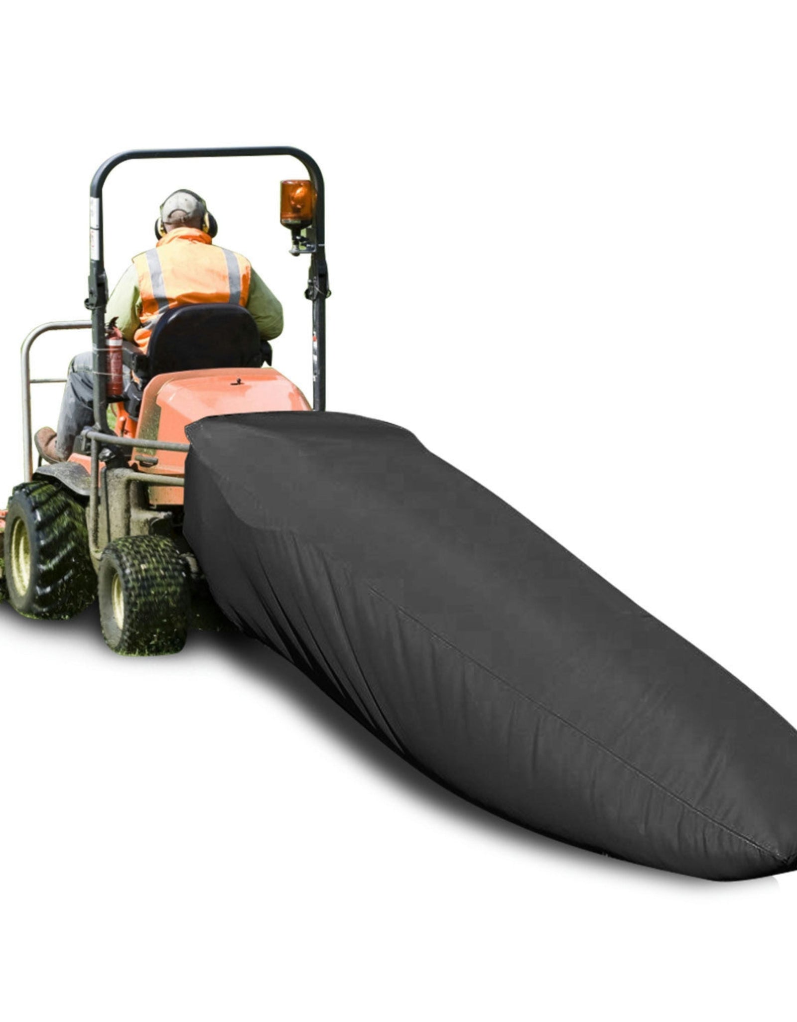 Lawn Tractor Leaf Bag 54 Cubic Feet Standard Garden Waste Collection Bag w/ 112in Opening For Fast & Easy Leaf Collection Riding Lawn Mower Rubbish Ba