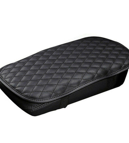 Car Armrest Pad Cover PU Leather Auto Center Console Seat Box Cover Protector Car Accessories Armrest Cushion Pad Fit For Vehicle SUV Truck Car
