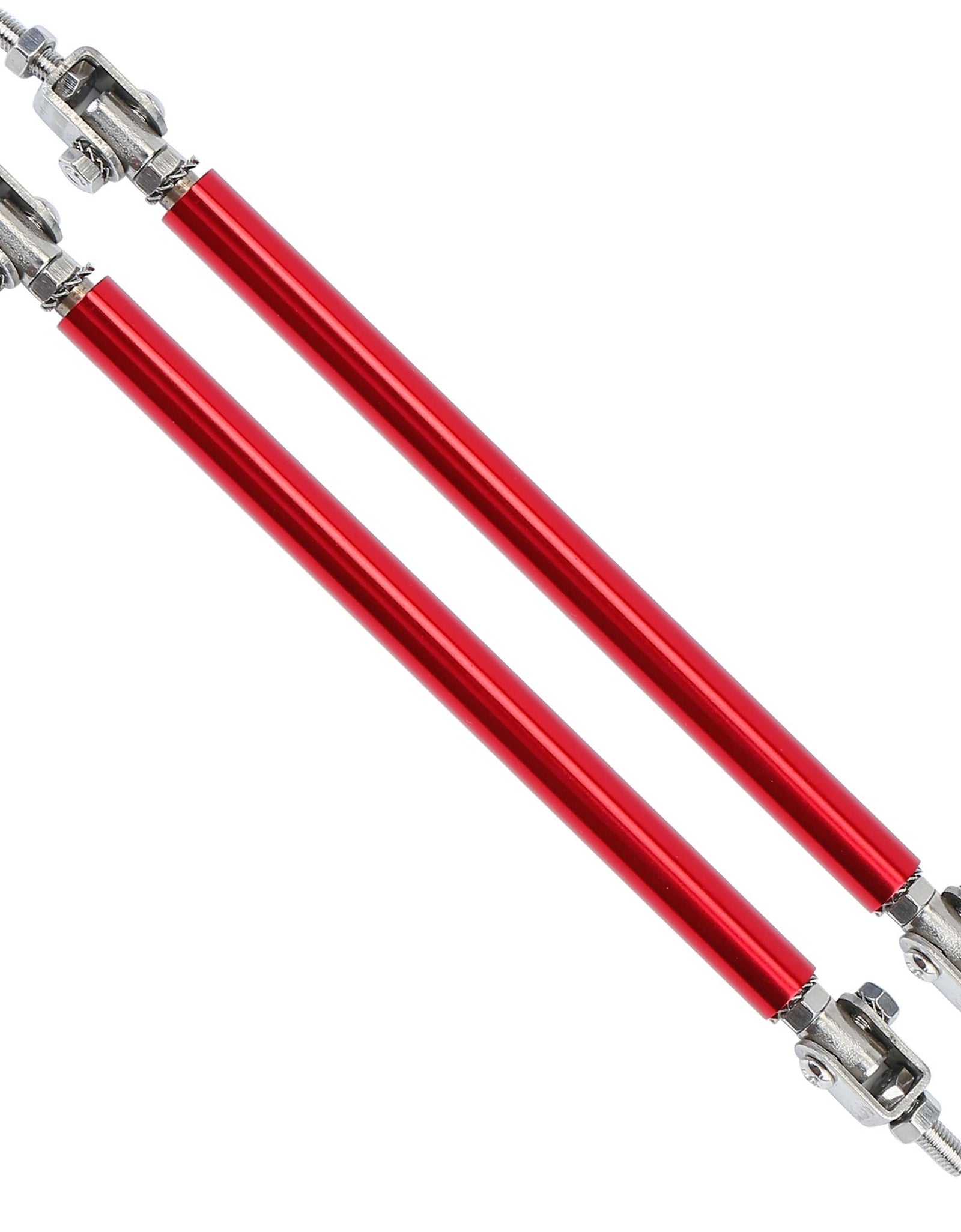 2Pcs Splitter Rod Front Bumper Lip Rod Strut Adjustable Lip Spoiler Tie Support Rods 150mm-200mm