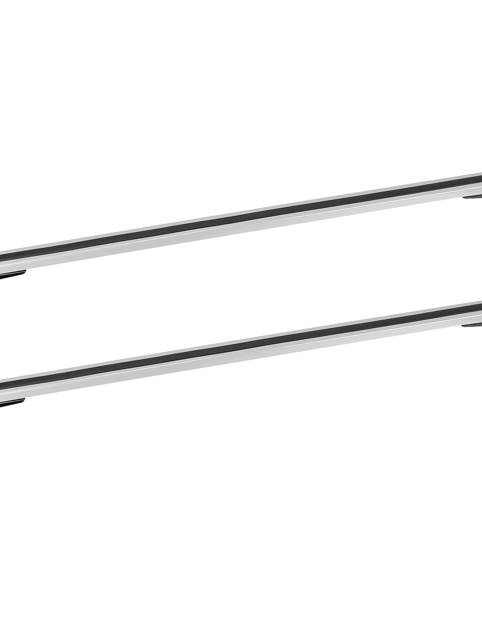 47.24in Universal Top Roof Rack Cross Bar Cargo Carrier Aluminum Crossbar Rack w/ 165LBS Capacity Fit for Most Vehicle Wagon Car Without Roof Side Rai