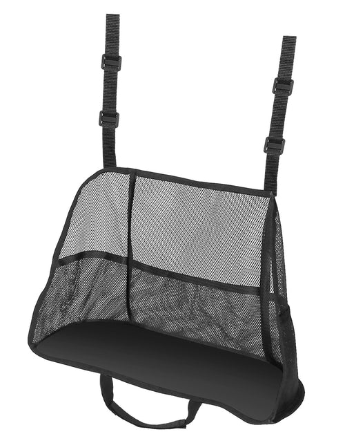 Load image into Gallery viewer, Car Net Pocket Handbag Holder Car Storage Netting Pouch Seat Side Storage Mesh Organizers Bag For Purse Phone Documents Barrier Pets Kids At Backseat
