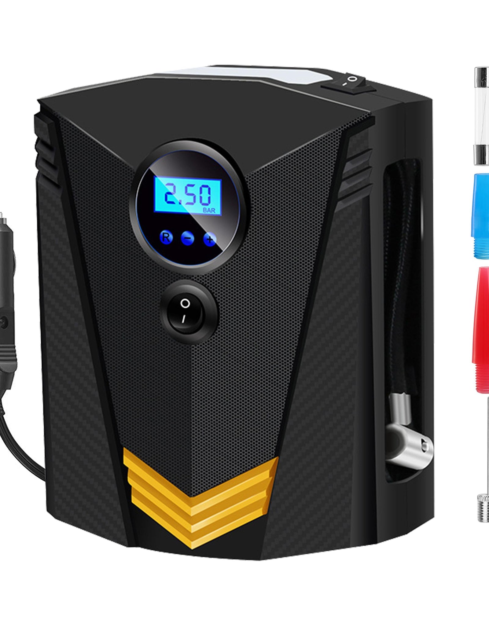 Tire Inflator 12V DC 100W 150PSI Digital Tire Pump w/LCD Display Electric Air Compressor Pump 20L/Min Air Flow