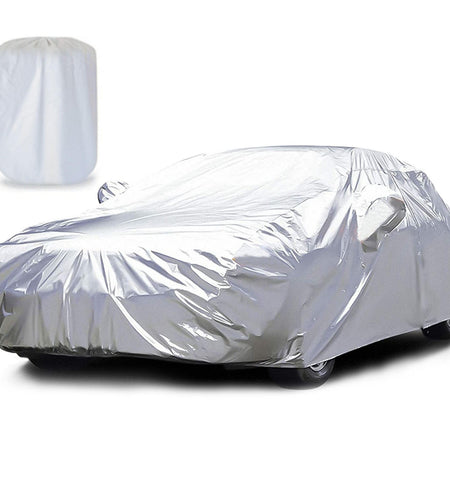189x69x47in Full Car Cover All Weather UV Protection Automotive Cover 170T Outdoor Universal Full Cover For Sedans Up To 185in