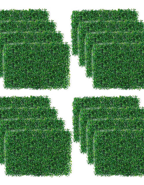 Load image into Gallery viewer, 12Pcs 23.6x15.75in Artificial Boxwood Topiary Hedge Plant Grass Backdrop Fence Privacy Screen Grass Wall Decoration For Balcony Garden Fence
