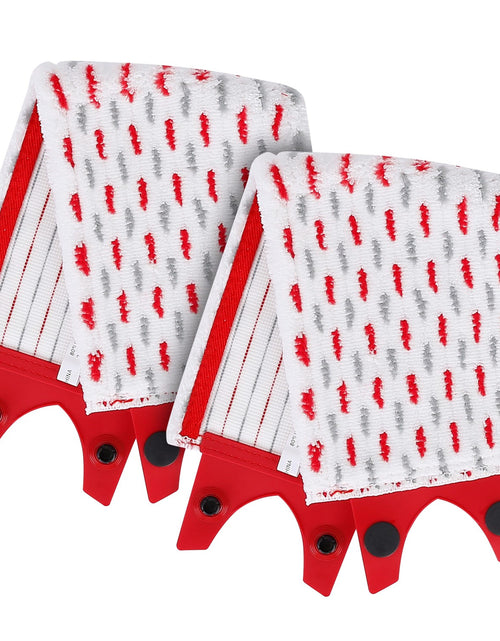 Load image into Gallery viewer, 2Pcs Fiber Floor Mop Pads Fit for Vileda Ultra Max Mop Washable Mop Replacement Heads for Wet Dry Floor Cleaning
