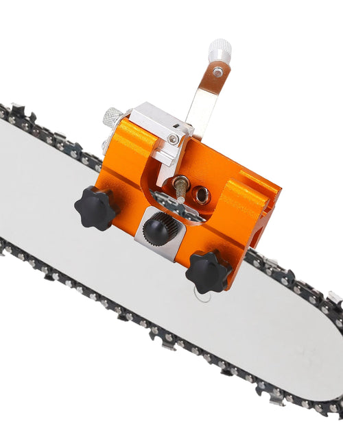 Load image into Gallery viewer, Chainsaw Chain Sharpening Jig Universal Chainsaw Sharpener Kit Hand Crank Chain Sharpener for Electric Saw for Lumberjack Garden Worker
