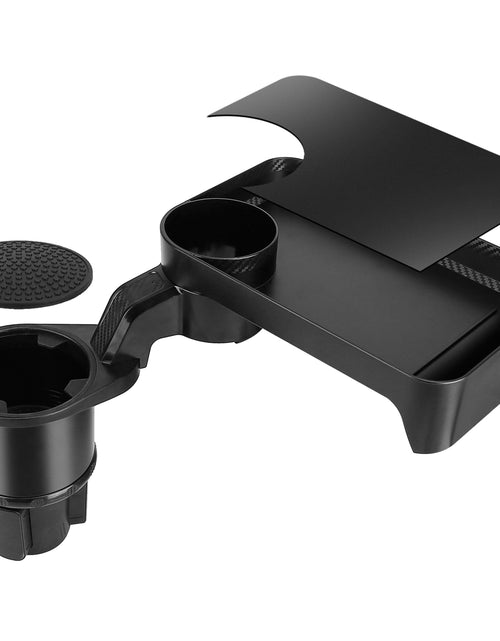 Load image into Gallery viewer, Car Cup Holder Tray�360� Rotating Car Bottle Holder Expander Adapter Multifunctional Water Cup Mount Stand with Detachable Tray
