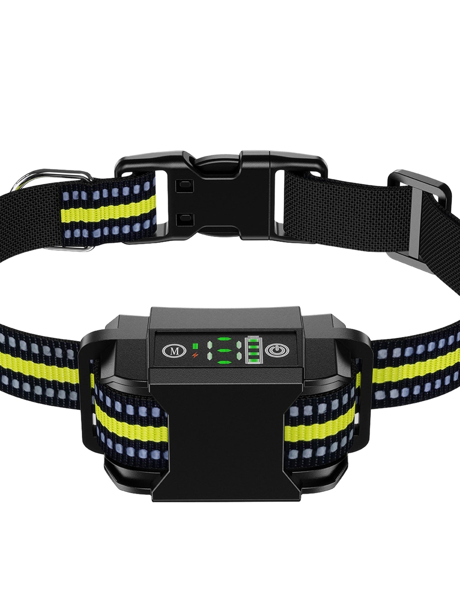 Dog Bark Collar Rechargeable Waterproof Beep Vibration Static Stimulation Bark Stopper Automatic Identification Collar with 6 Intensity Dual Modes