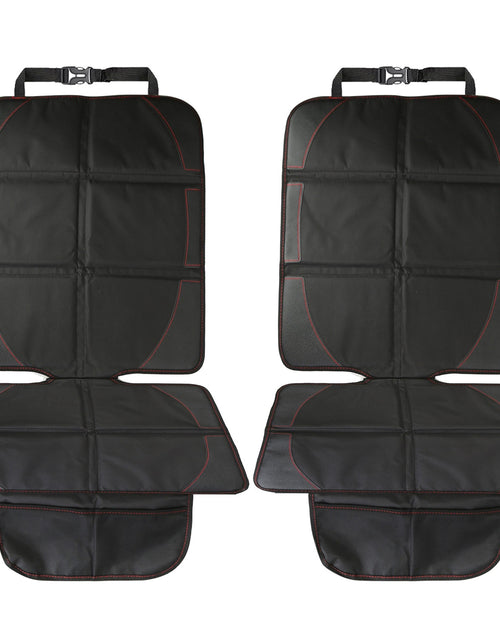 Load image into Gallery viewer, 2 Packs Car Seat Protector Cushion Mat Pad with Thick Padding Protector for Child Baby Car Seat Mesh Pockets Non-slip
