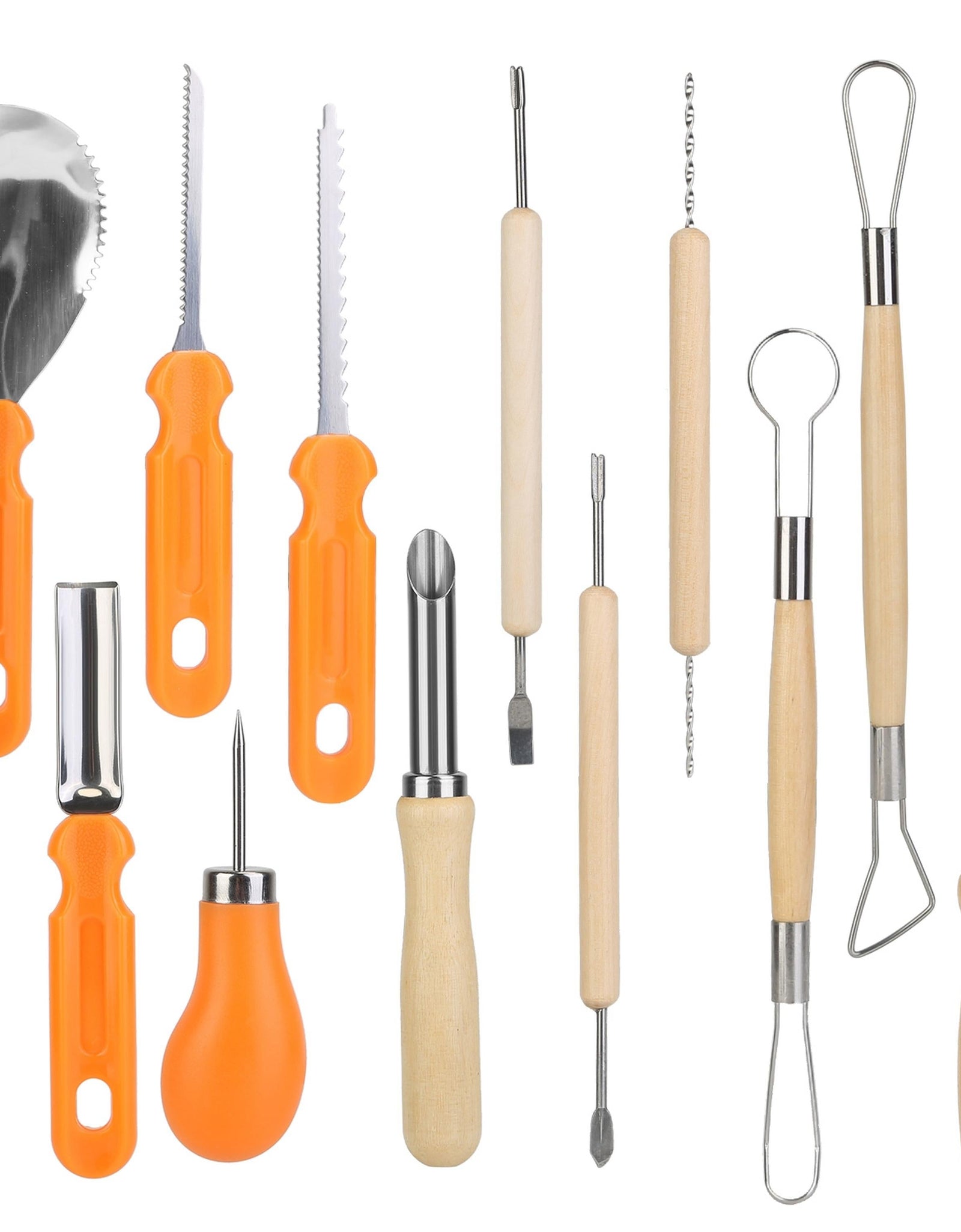 13Pcs Halloween Pumpkin Carving Kit, Stainless Steel Sculpting Tools