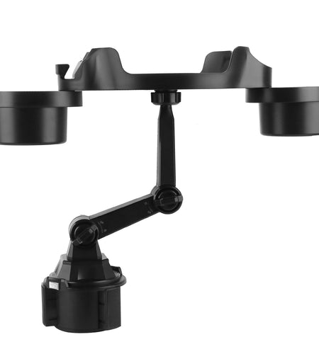 Car Cup Holder Expander 360� Rotating Car Tray Bottle Holder Adapter Multifunctional Water Cup Mount Stand with Phone Slot