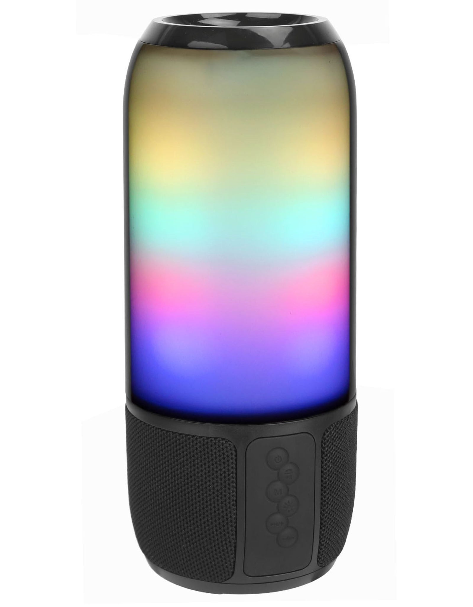 Portable Wireless Speaker with 6 Color Changing Lights - Loud Stereo, Radio, TWS - for Home, Outdoor, Travel