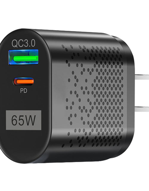 Load image into Gallery viewer, 65W Type C Fast Wall Charger - PD QC3.0 Adapter for iPhone 14/13/12/11, Samsung S22/S21, Switch, MacBook, iPad
