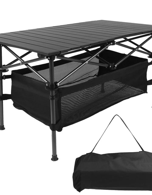 Load image into Gallery viewer, Folding Camping Table Portable Lightweight Aluminum Roll-up Picnic BBQ Desk with Carrying Bag Heavy Duty Outdoor Beach Backyard Party Patio
