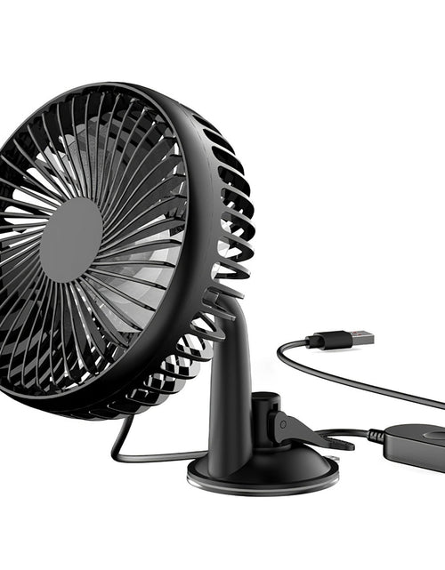 Load image into Gallery viewer, Portable Car Cooling Fan 3 Speeds USB Backseat Clip Fan for SUV RV Pickup, Dashboard &amp; Window Suction
