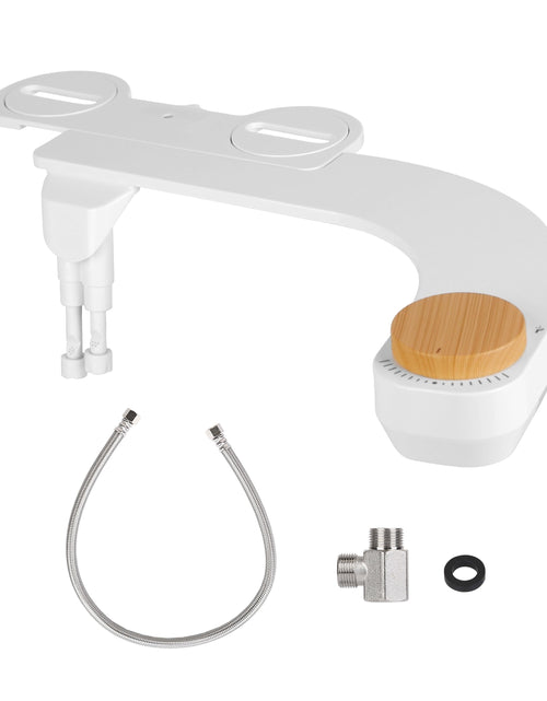 Load image into Gallery viewer, Bidet Attachment Non-Electric Fresh Water Bidet Sprayer Toilet Seat Attachment with Dual Nozzles Water Flow Control
