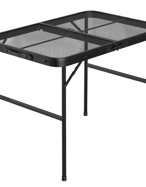 Load image into Gallery viewer, 35.62x23.42x25.9in Foldable Camping Table Collapsible Picnic Aluminum Alloy Grill Stand 88LBS Max Load Height Adjustable BBQ Table
