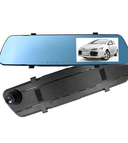 1080P Car DVR 4.3in Camera Dash Cam Camcorder Camera Recorder with 140� Angle Loop Recording Motion Detection Picture-in-Picture Display G-sensor