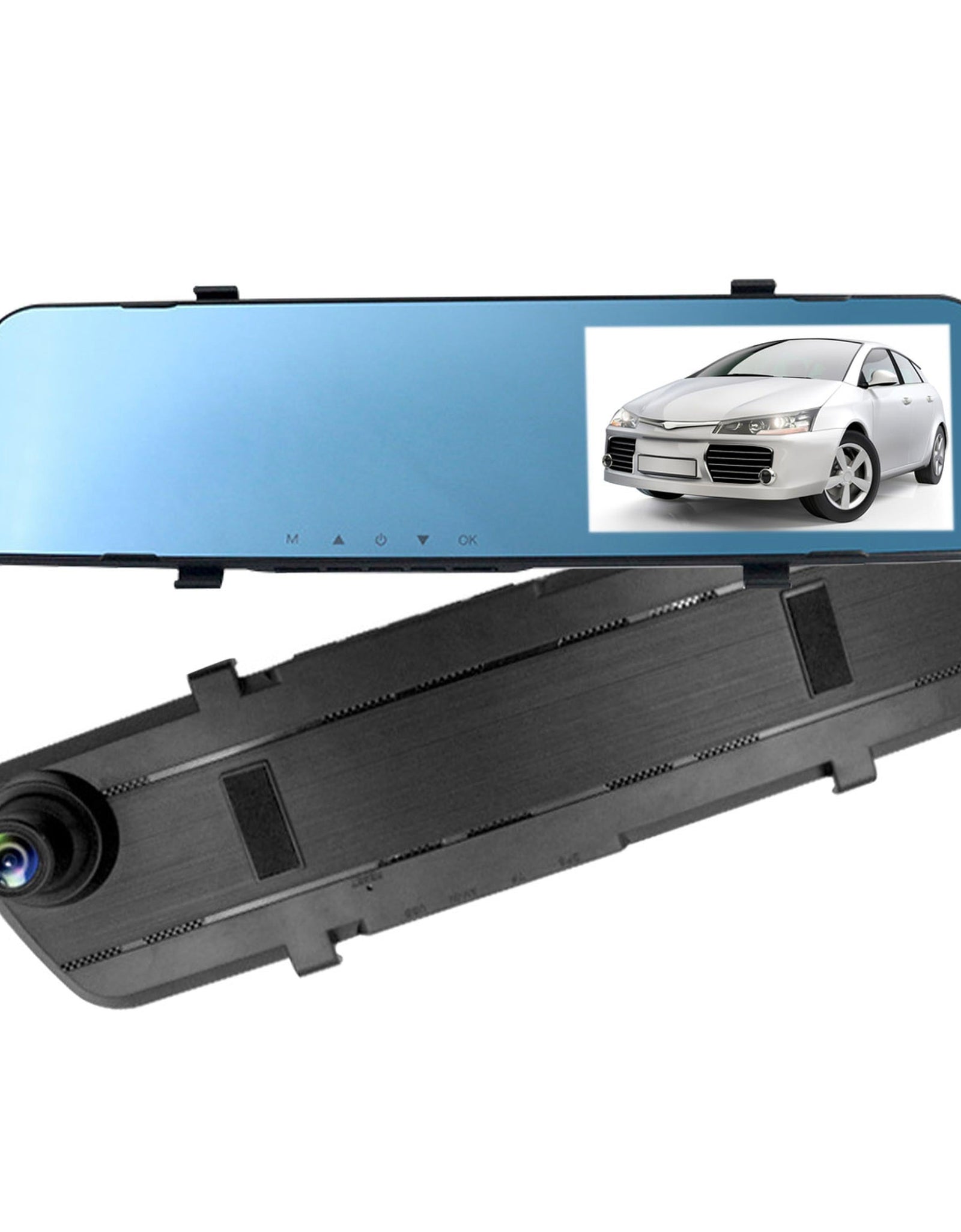 1080P Car DVR 4.3in Camera Dash Cam Camcorder Camera Recorder with 140� Angle Loop Recording Motion Detection Picture-in-Picture Display G-sensor