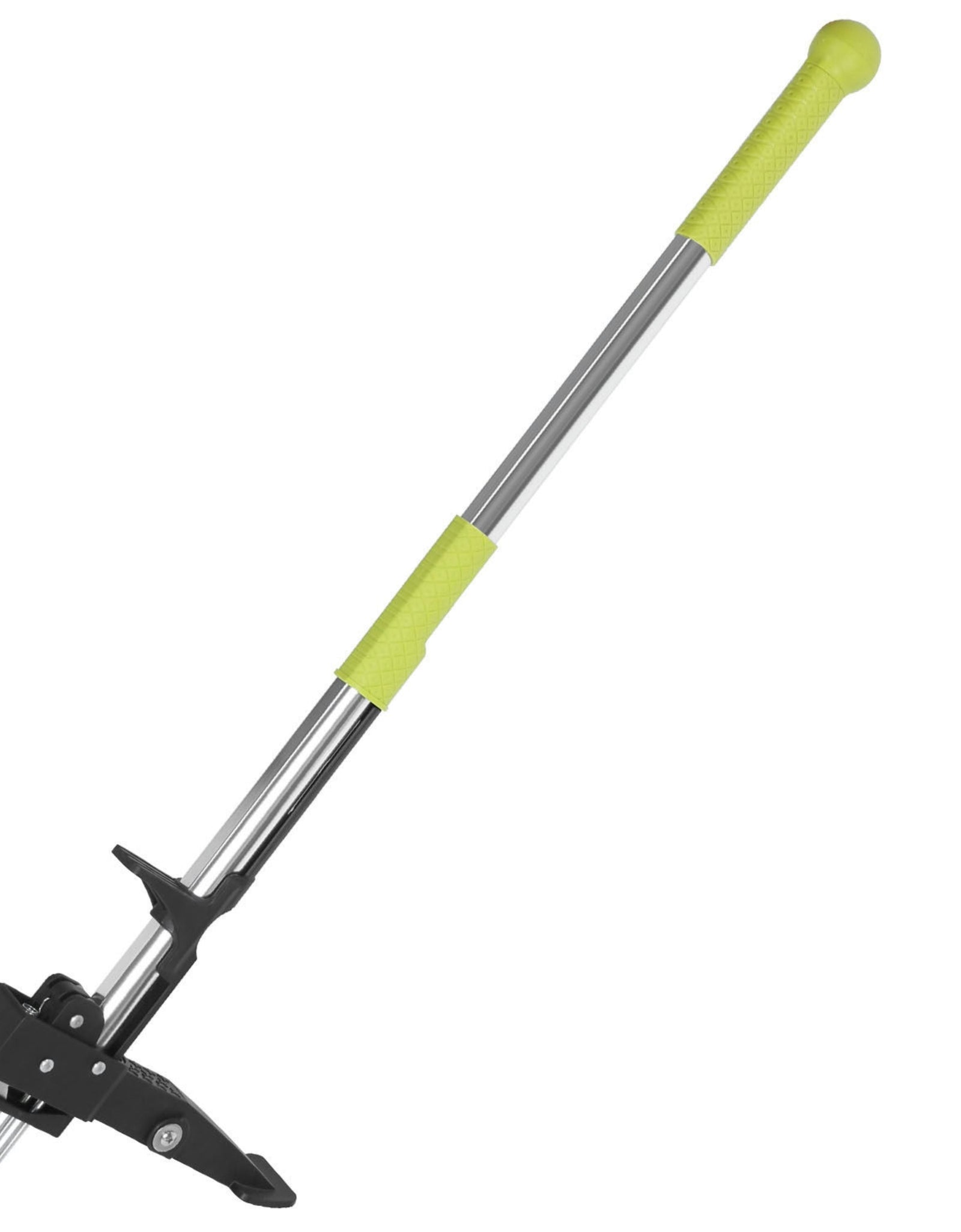 38.97in Aluminum Weed Puller Stand Up Weeder Without Bending Kneeling Manual Weed Remover Tool with 4 Claws for Lawn Yard Garden Patio