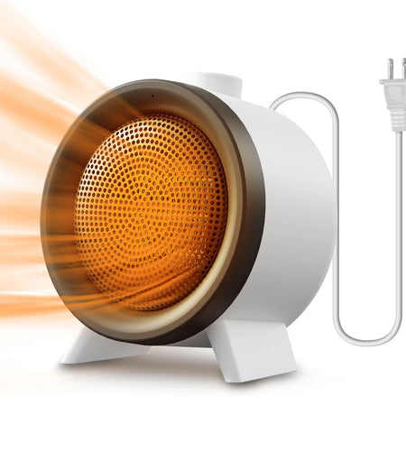 1000W Electric Space Heater Ceramic Heater Fan Heating Fan with 3 Modes 3S Fast Heating Tip-over Overheating Protection for Home Office Dormitry