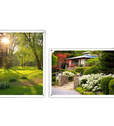 4Pcs Acrylic Photo Frames 5x7In Photo Display Vertically Horizontally Free Standing Desktop Picture Frame High Definition Magnetic Frameless Photo Hol
