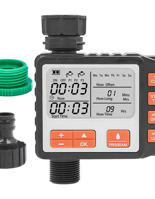 Load image into Gallery viewer, Sprinkler Timer with 3 Watering Programs Manual Mode Automatic Watering System Waterproof Irrigation Timer House Faucet Timer For Garden Yard Lawn
