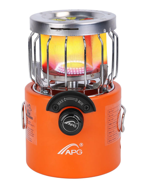Load image into Gallery viewer, 2000W 2 In 1 Camping Stove Tent Heater Outdoor Gas Stove Portable Backpacking Stove with 3 Modes 360� Radiant Heating for Camping Hiking Picnic BBQ

