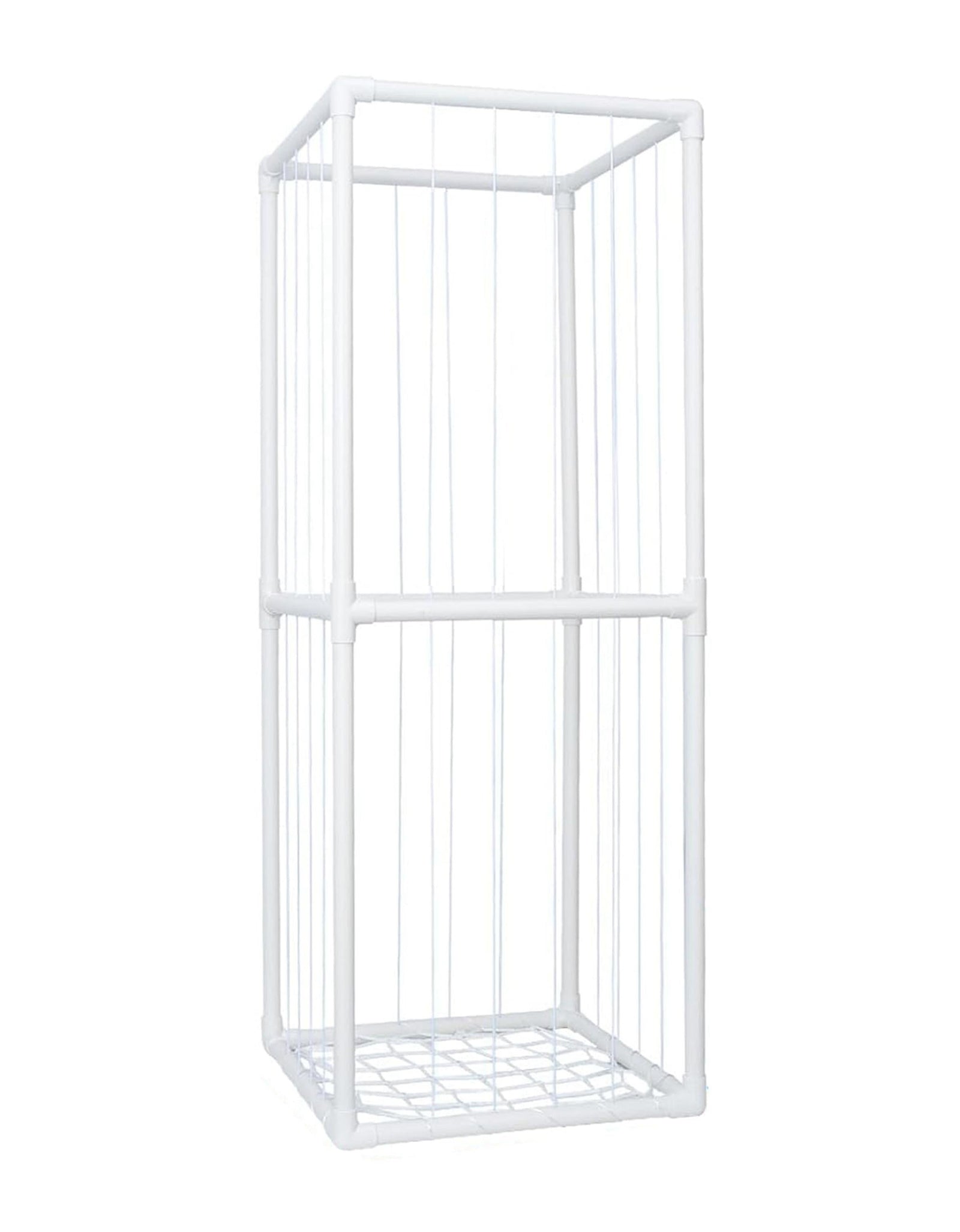 Stuffed Animal Storage PVC Plush Organizer Shelf Plush Stuffed Animal Holder Standing Kids Toy Storage Cage with Elastic Band for Nursery Play Room Be