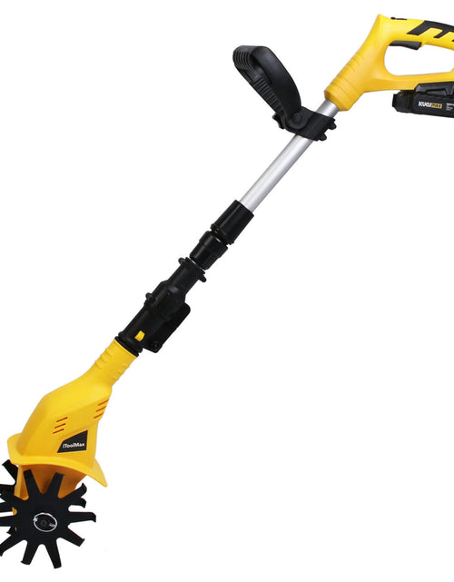 Load image into Gallery viewer, Cordless Electric Garden Tiller Cultivator With 20V Rechargeable Battery 3.93In Width 6.69In Depth 250RPM Max For Garden Yard Farm Lawn
