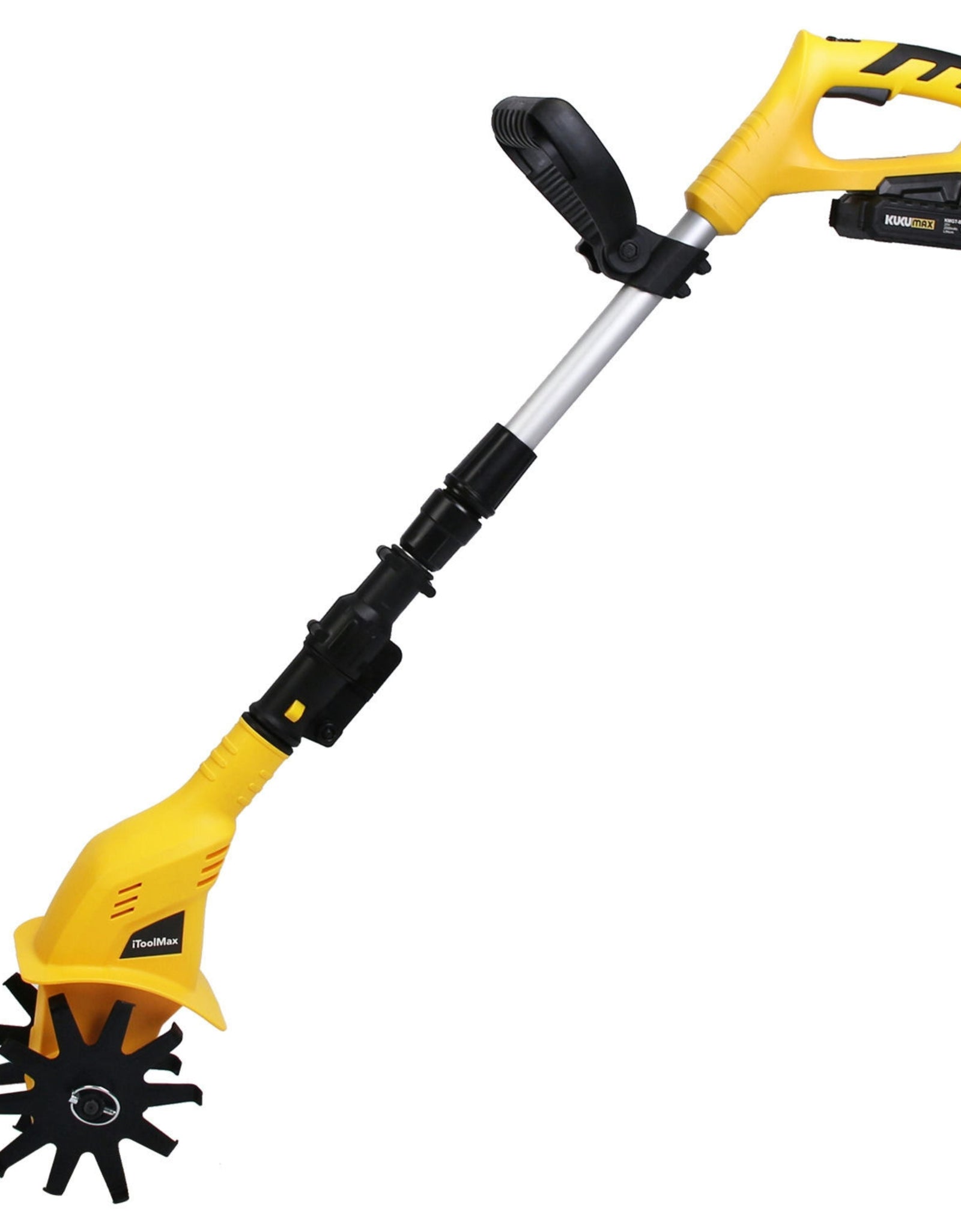 Cordless Electric Garden Tiller Cultivator With 20V Rechargeable Battery 3.93In Width 6.69In Depth 250RPM Max For Garden Yard Farm Lawn