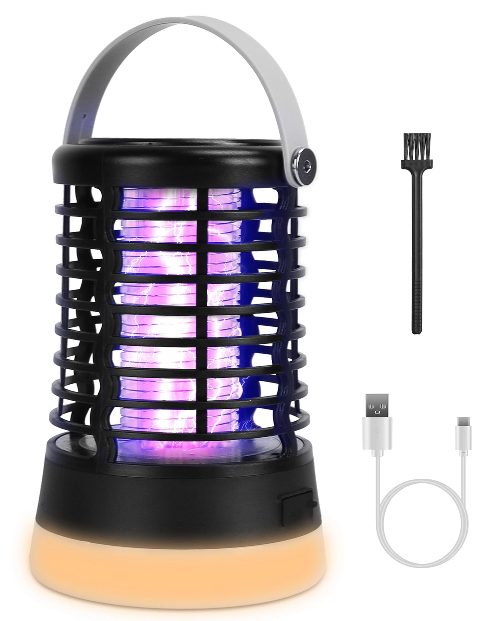 4 In 1 Bug Zapper Light Rechargeable Mosquito Zapper for Indoor Outdoor  Waterproof Mosquito Killer Lamp with 3 Lighting Modes for Patio Yard Home
