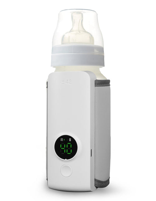 Load image into Gallery viewer, Portable Bottle Warmer, On-the-Go Baby Milk Warmer, USB Rechargeable, 6 Heating Levels
