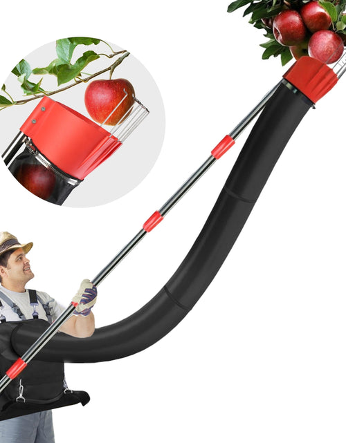 Load image into Gallery viewer, 13.43FT Fruit Picker Pole with Bag, Heavy-Duty for Mango, Lemon, Apple
