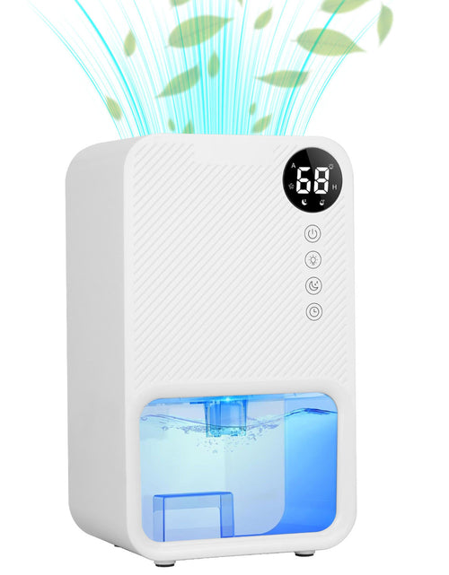 Load image into Gallery viewer, 37.2OZ Portable Dehumidifier w/ Timer, Sleep Mode &amp; 7-Color Light � 950sq.ft
