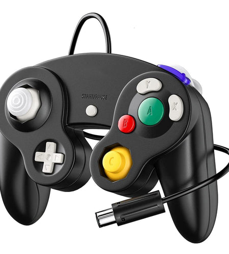 Shock Wired Game Controller Gamepad Compatible with Nintendo Wii Gamecube