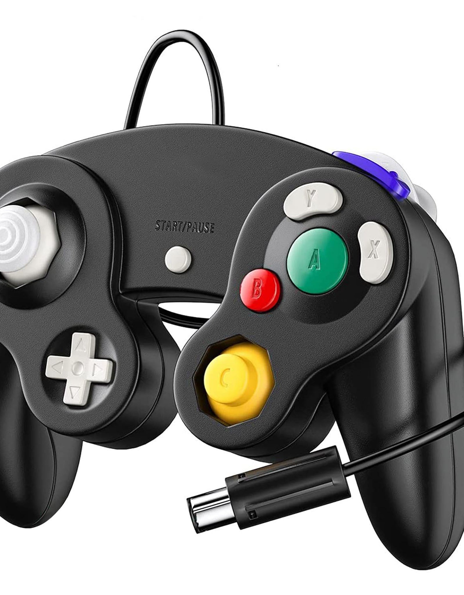 Shock Wired Game Controller Gamepad Compatible with Nintendo Wii Gamecube