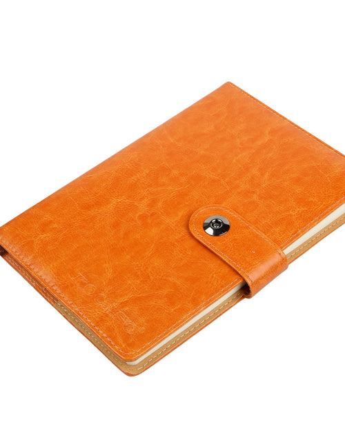 Load image into Gallery viewer, 150 Pages PU Leather Cover Notebook with Calendar, World Map, and Silk Ribbon
