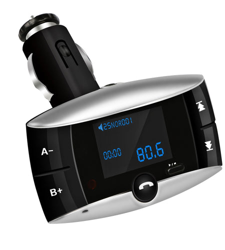 Wireless FM Transmitter USB Charger Hands-free Call MP3 Player SD Card Aux-in LED Display Remote